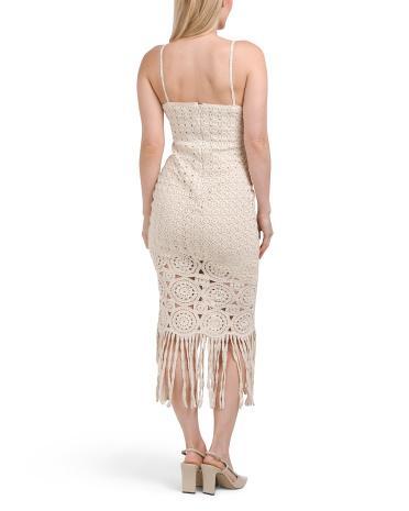 Toby Crochet Dress for Women | Polyester/Cotton Product Image