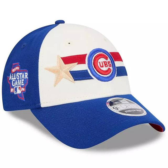 Mens New Era Cream/Royal Chicago Cubs 2024 MLB All-Star Game 9FORTY Adjustable Hat Product Image