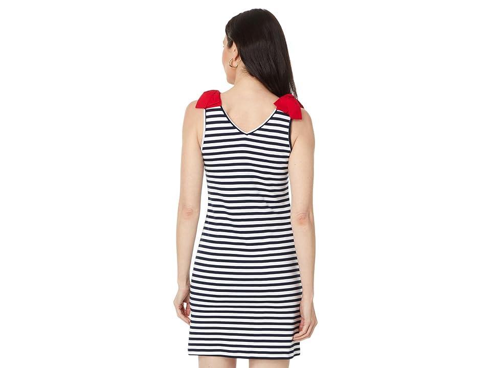 Tommy Hilfiger Tie Tank Striped Dress (Sky Captain/Bright White) Women's Dress Product Image