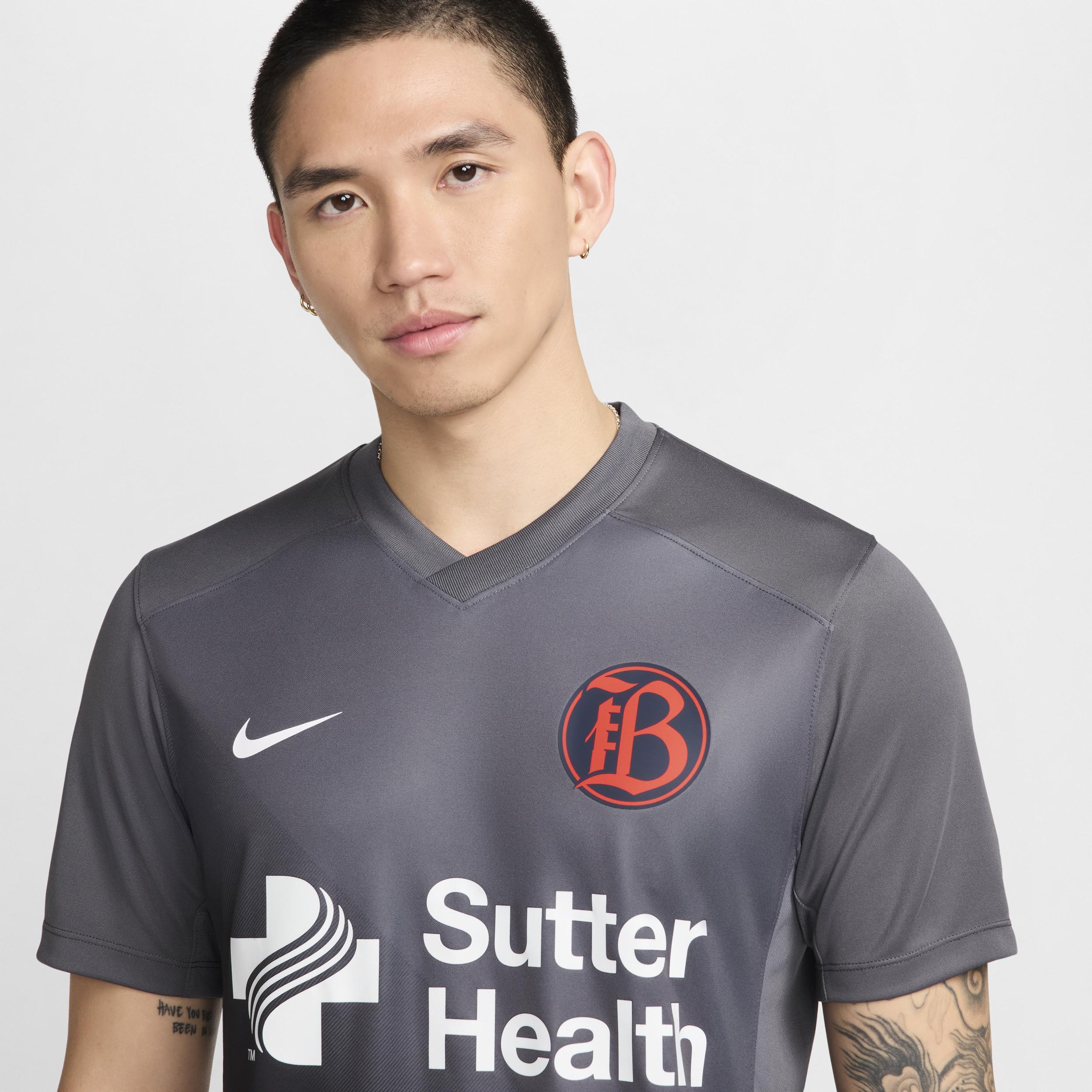 Bay FC 2024 Stadium Secondary Nike Mens Dri-FIT NWSL Replica Jersey Product Image