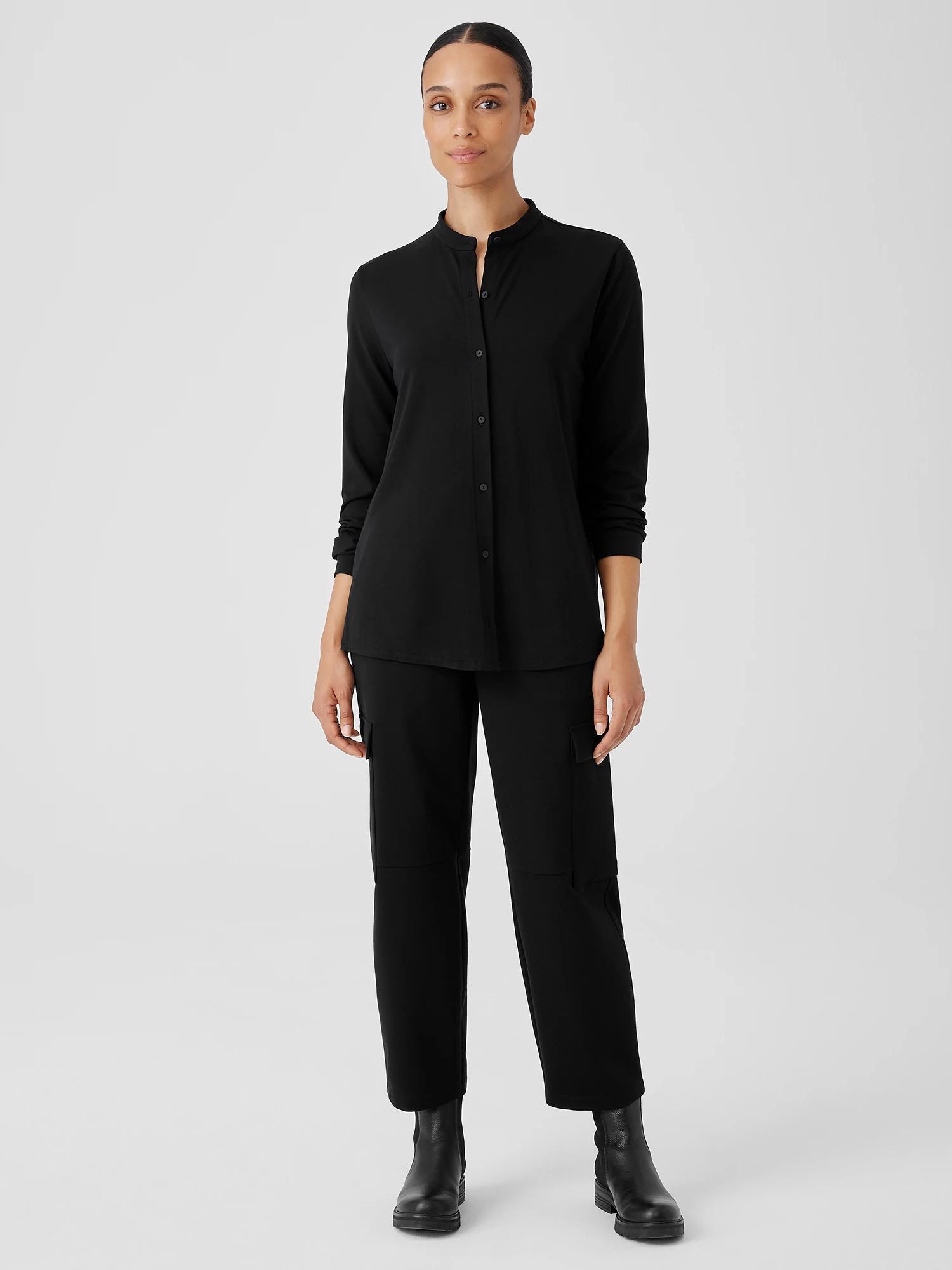 EILEEN FISHER Washable Flex Ponte Cargo Lantern Pantfemale Product Image