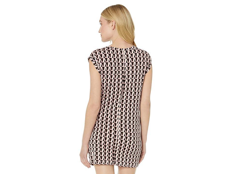 Sanctuary Twisted Waist Bodycon Dress (Flamingo Geo) Women's Dress Product Image