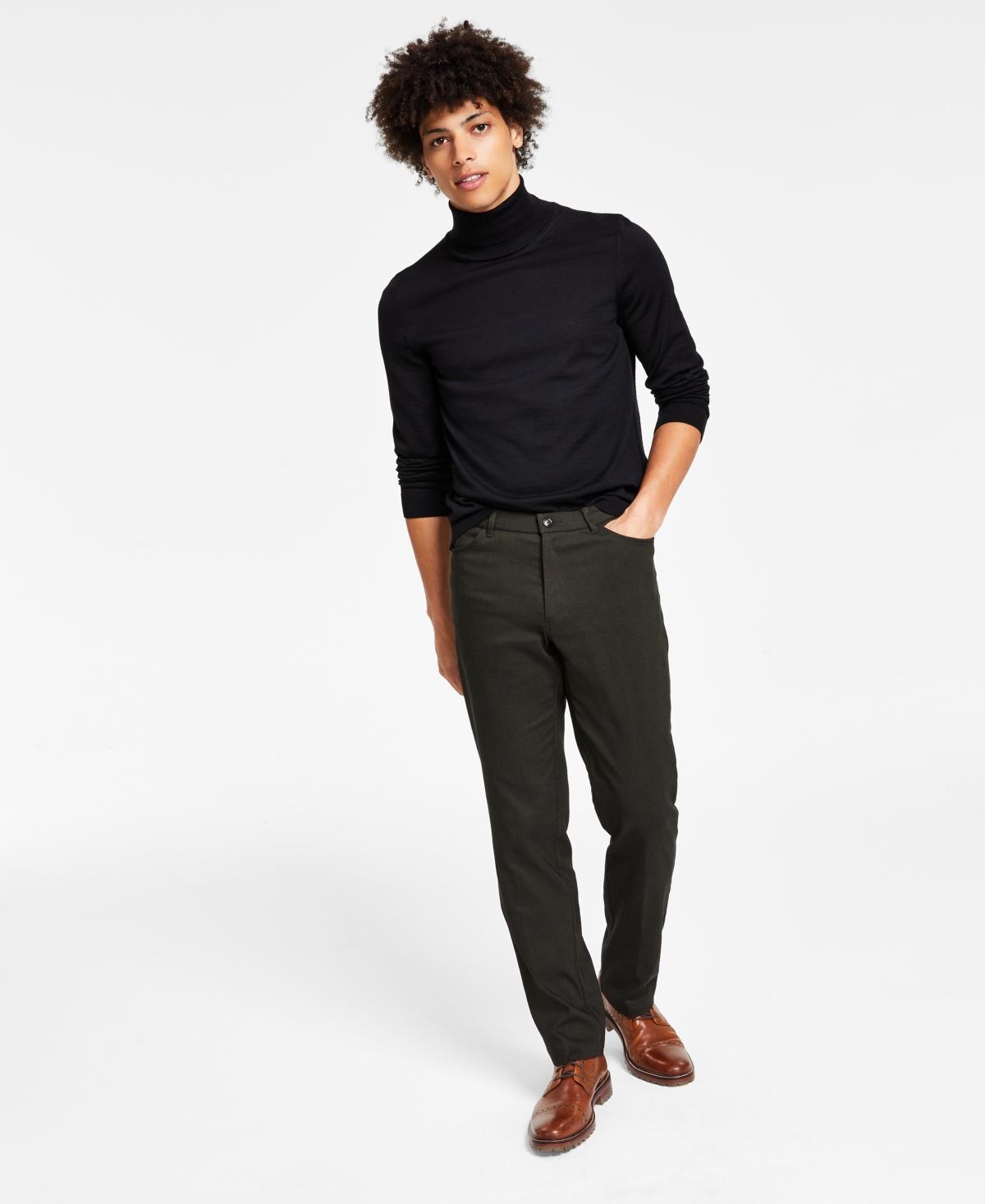 Tommy Hilfiger Mens Th Flex Modern Fit Four-Pocket Twill Pants Product Image