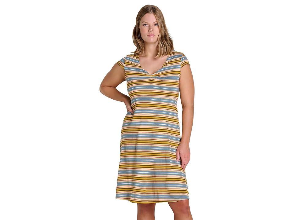 Toad&Co Rosemarie Dress (North Shore Stripe) Women's Dress Product Image