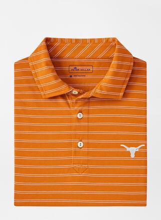 Peter Millar Mens Texas Dunns Cotton Polo | Color: Rust | Size: S Product Image