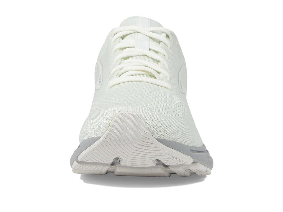 Brooks Green Silence Ghost 15 White) Men's Shoes Product Image