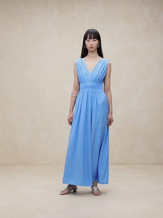 Cascade Silk Maxi Dress Product Image