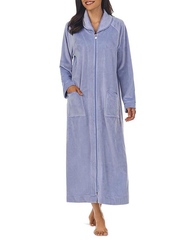 Eileen West Womens Zip-Front Velour Ballet Robe Product Image