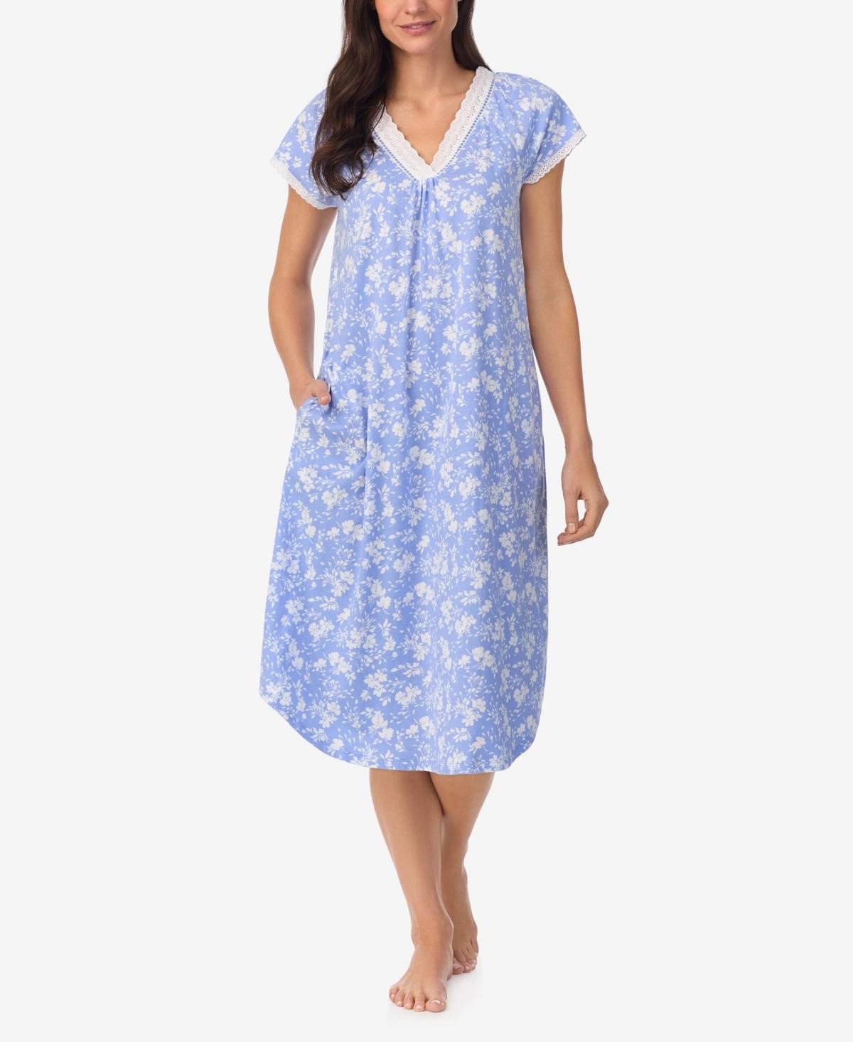 Aria Womens Cap Sleeve Nightgown Product Image