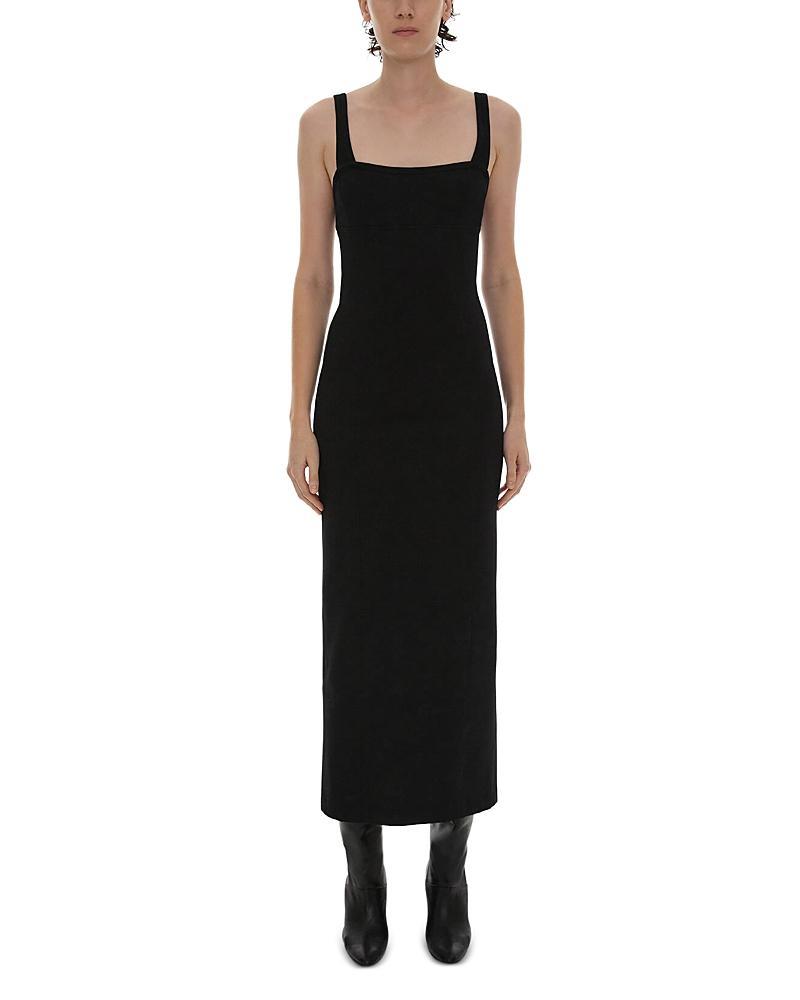 Womens Cut-Out Ponte Maxi Dress Product Image