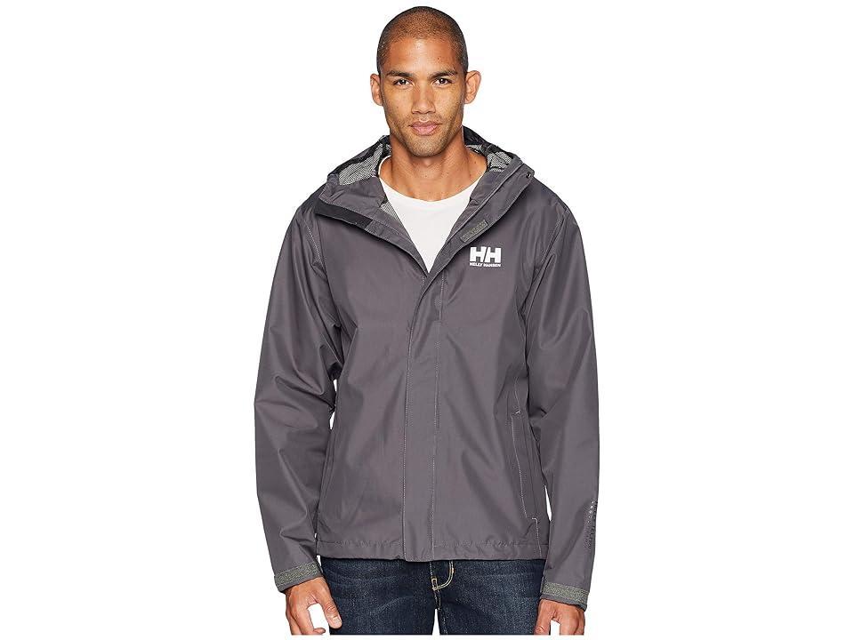 Helly Hansen Seven J Jacket (Charcoal) Men's Jacket Product Image