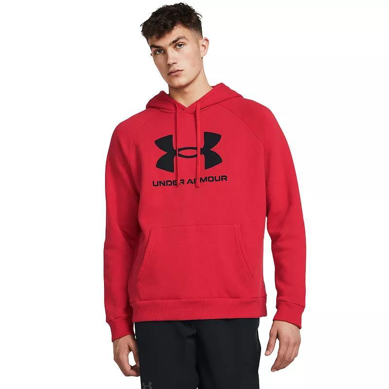 Mens UA Rival Fleece Logo Hoodie Product Image