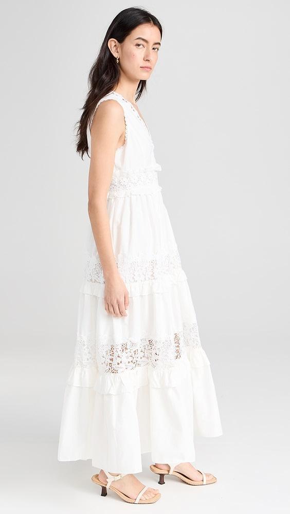 endless rose Sleeveless Lace Mixed Long Dress | Shopbop Product Image