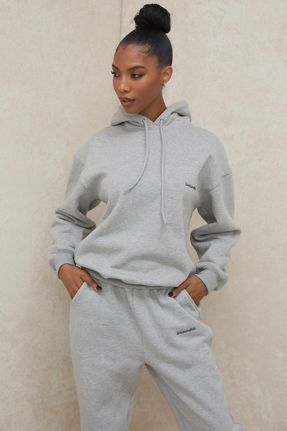 Halo Grey Oversized Hoodie Product Image