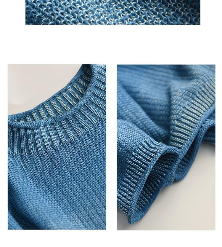 Mock Neck Gradient Sweater Product Image