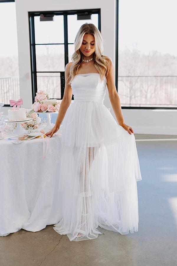 First Kiss Moment Tiered Maxi Dress Product Image