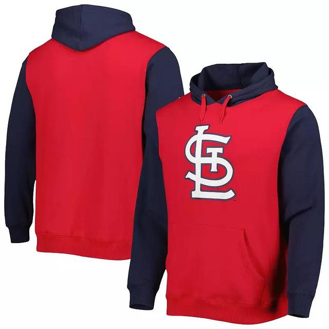 Mens Stitches Red St. Louis Cardinals Team Pullover Hoodie - Red Product Image