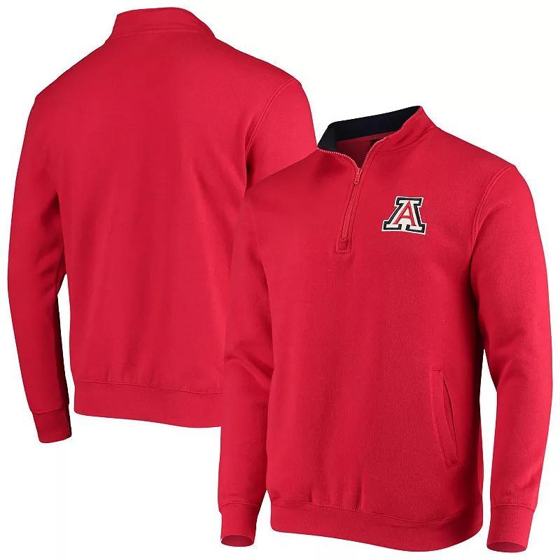 Mens Colosseum Red Arizona Wildcats Tortugas Logo Quarter-Zip Jacket Product Image