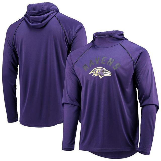 Mens Starter Baltimore Ravens Raglan Long Sleeve Hoodie T-Shirt Product Image