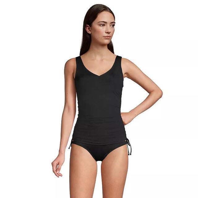 Lands End Womens Chlorine Resistant Adjustable Underwire Tankini Swimsuit Top Product Image