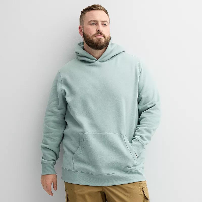 Big & Tall Sonoma Goods For Life The Super Soft Fleece Hoodie, Mens Green Product Image