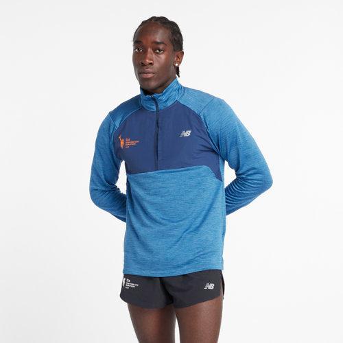 New Balance Men's NYC Marathon Athletics Heat Grid 1/2 Zip Product Image