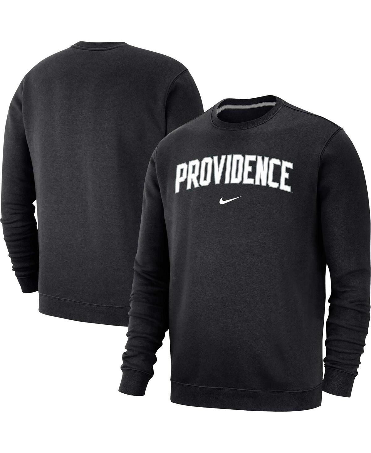 Mens Nike Black Providence Friars Arch Club Fleece Pullover Sweatshirt Product Image