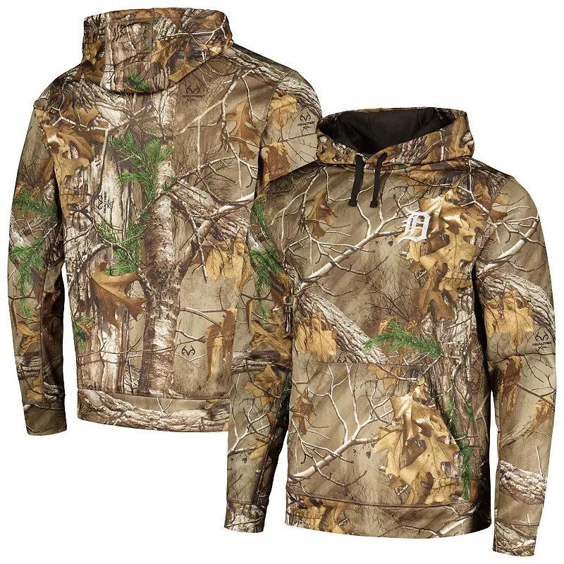 Mens Dunbrooke Camo Detroit Tigers Champion Realtree Pullover Hoodie Product Image