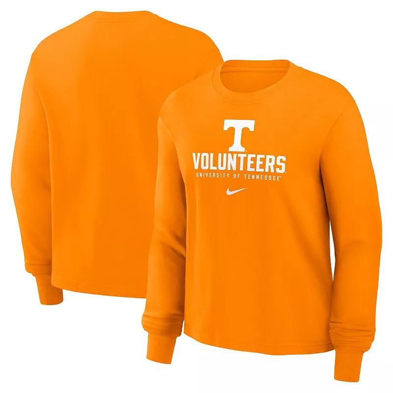 Womens Nike Tennessee Tennessee Volunteers Primetime University Boxy Long Sleeve T-Shirt Product Image