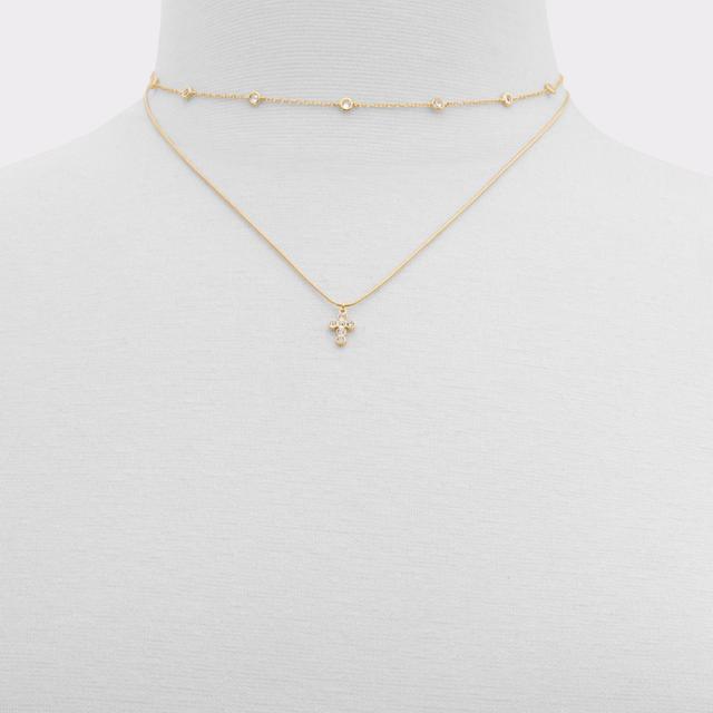 Jennariel Gold/Clear Multi Women's Necklaces | ALDO US Product Image