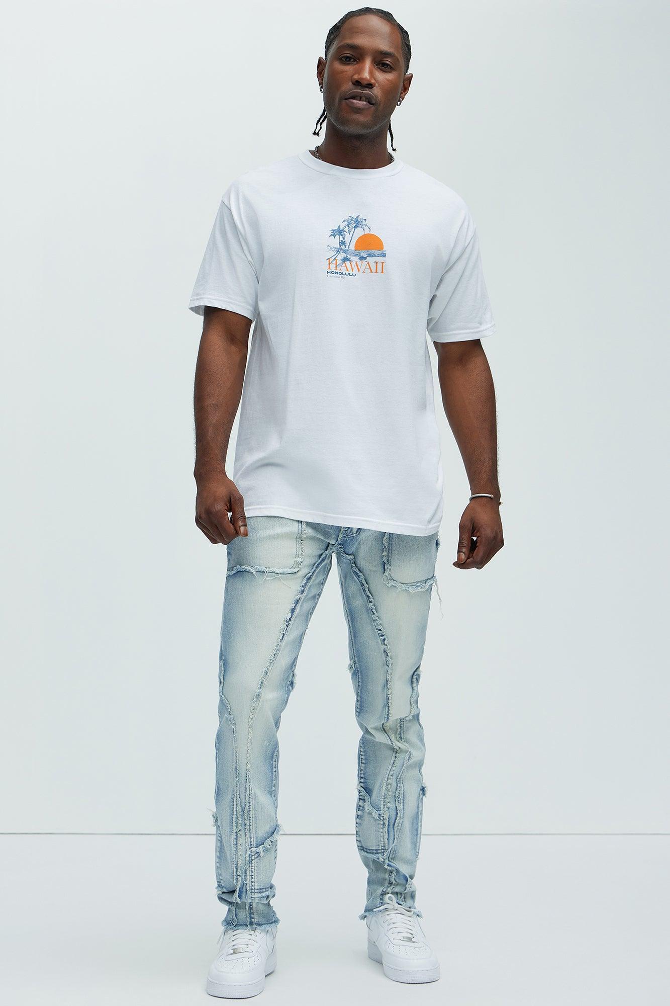 Hawaii Honolulu Short Sleeve Tee - White Product Image