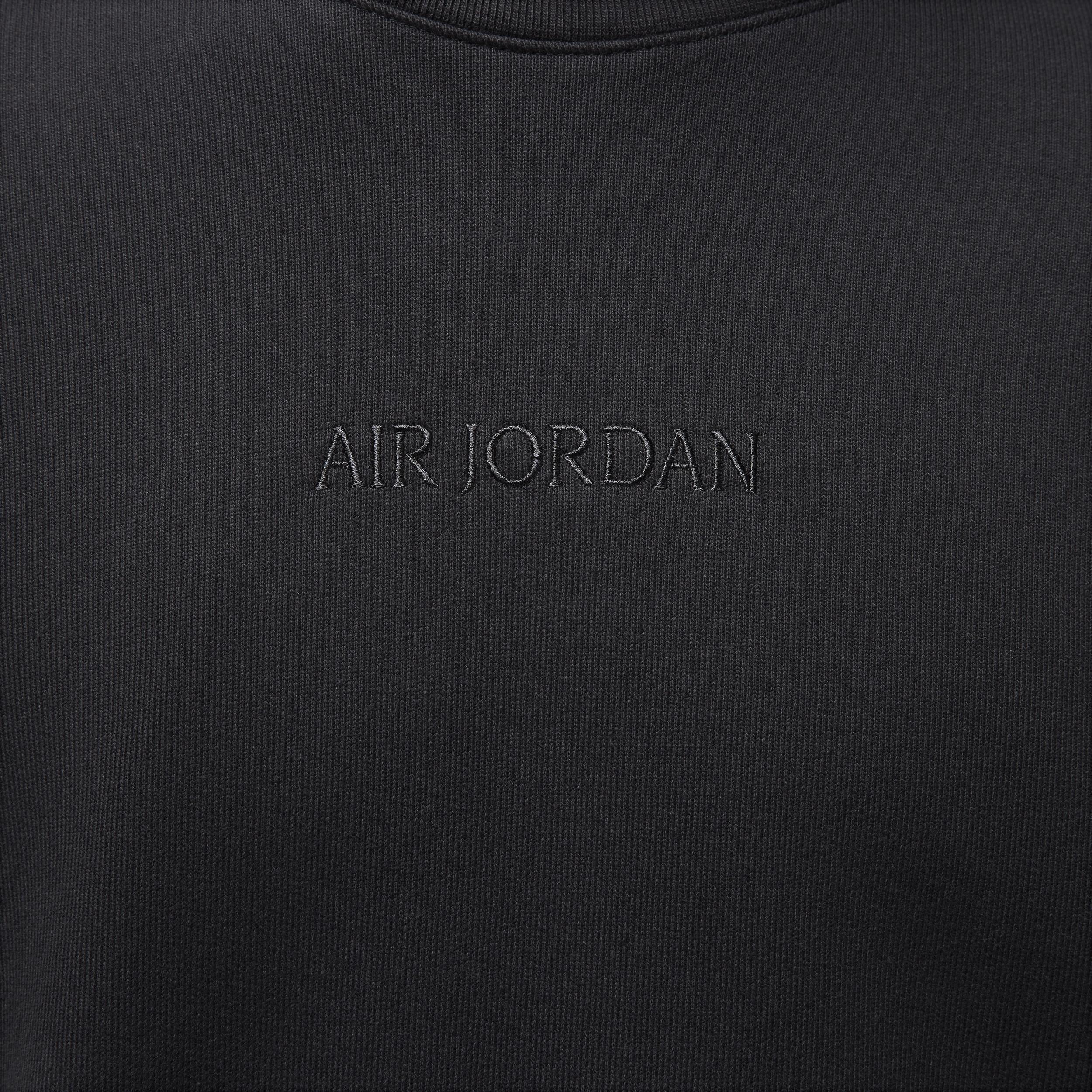 Air Jordan Wordmark Men's Fleece Crew-Neck Sweatshirt Product Image