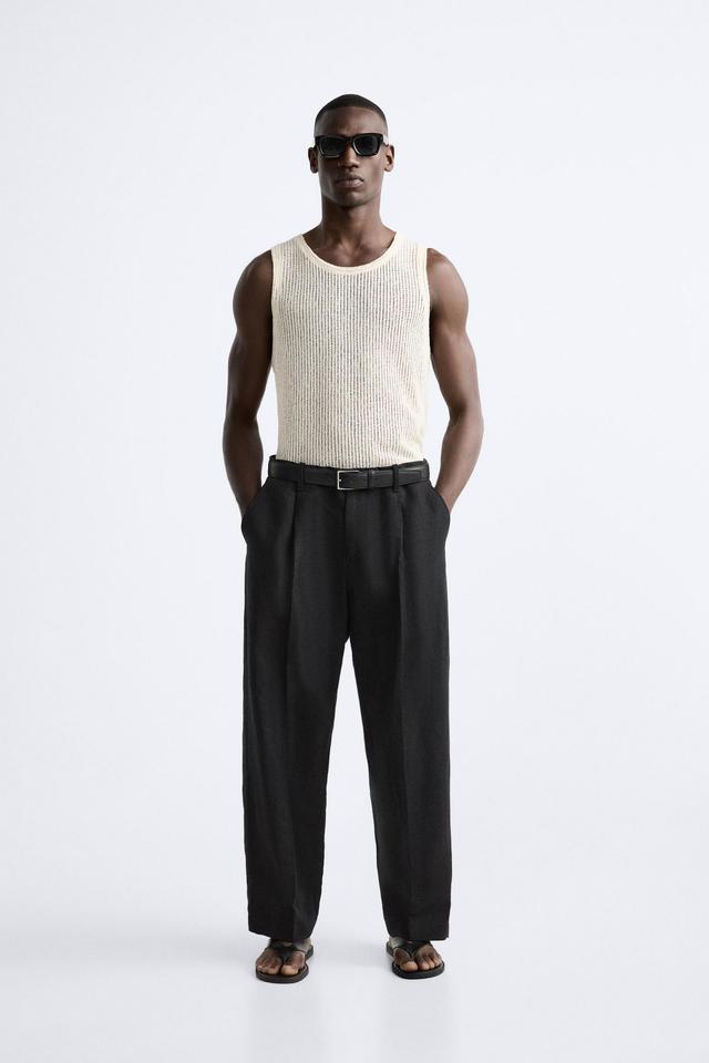 STRUCTURED POINTELLE SHIRT Product Image