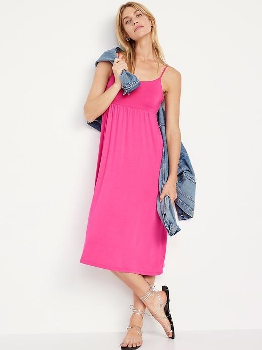 Fit & Flare Cami Midi Dress Product Image