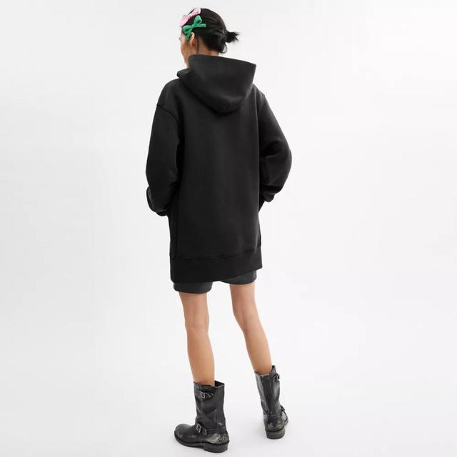 Signature Crest Hoodie Dress In Organic Cotton Product Image