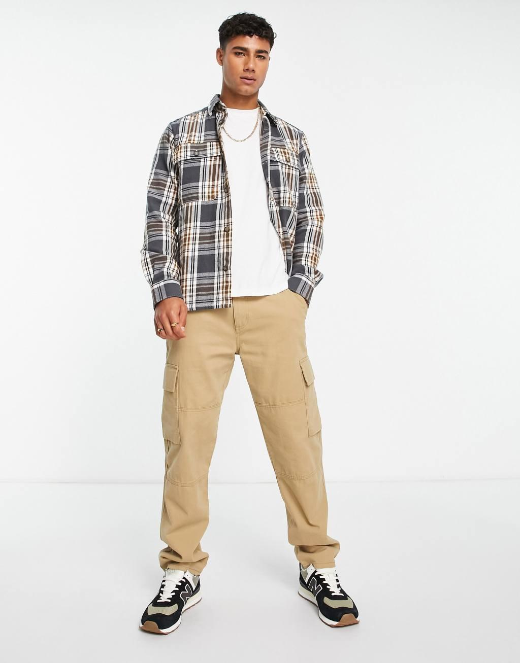 Only & Sons flannel overshirt Product Image