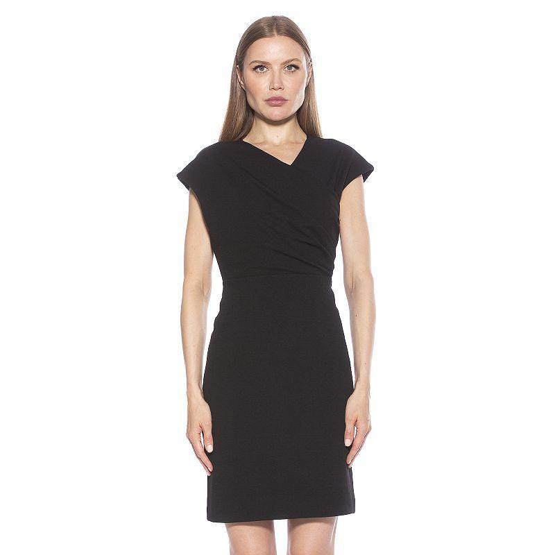 Alexia Admor Womens Daisy Sheath Dress - Black Product Image