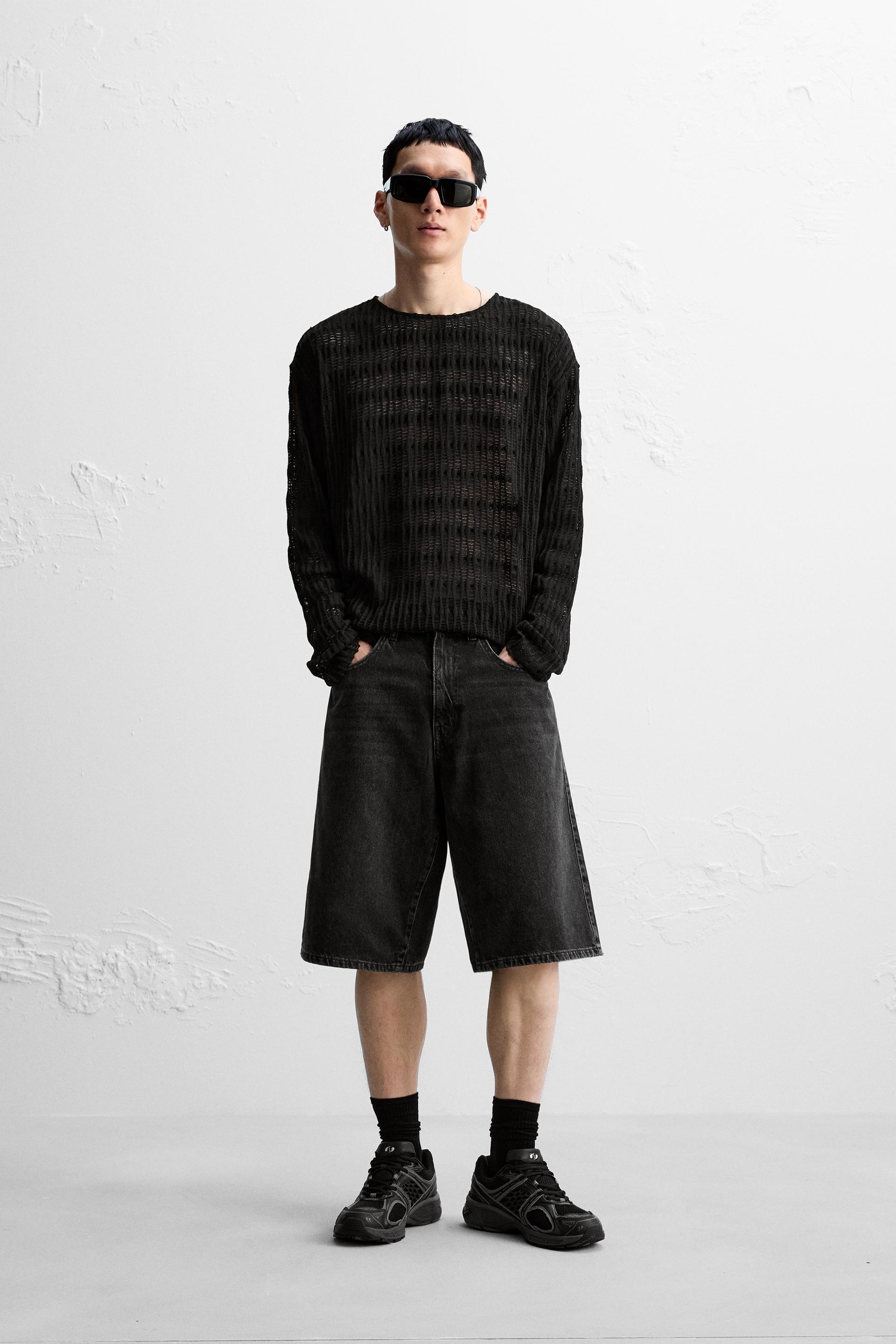 STRUCTURED OPENWORK SWEATER Product Image