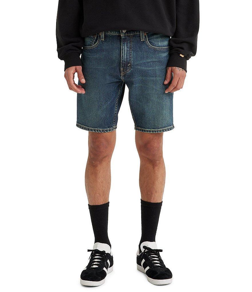 Levi's® 412 Slim Fit 9#double; Inseam Denim Shorts Product Image