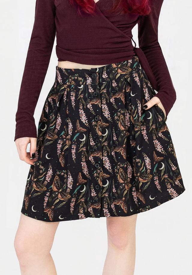 Atropos Button Front Mini Skirt Product Image