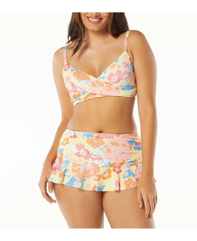 Womens Beach House Newport Floral Christa Wrap Bikini Swim Top Product Image