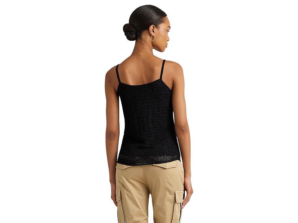 LAUREN Ralph Lauren Linen-Blend Sweater Tank Top Women's Sweater Product Image