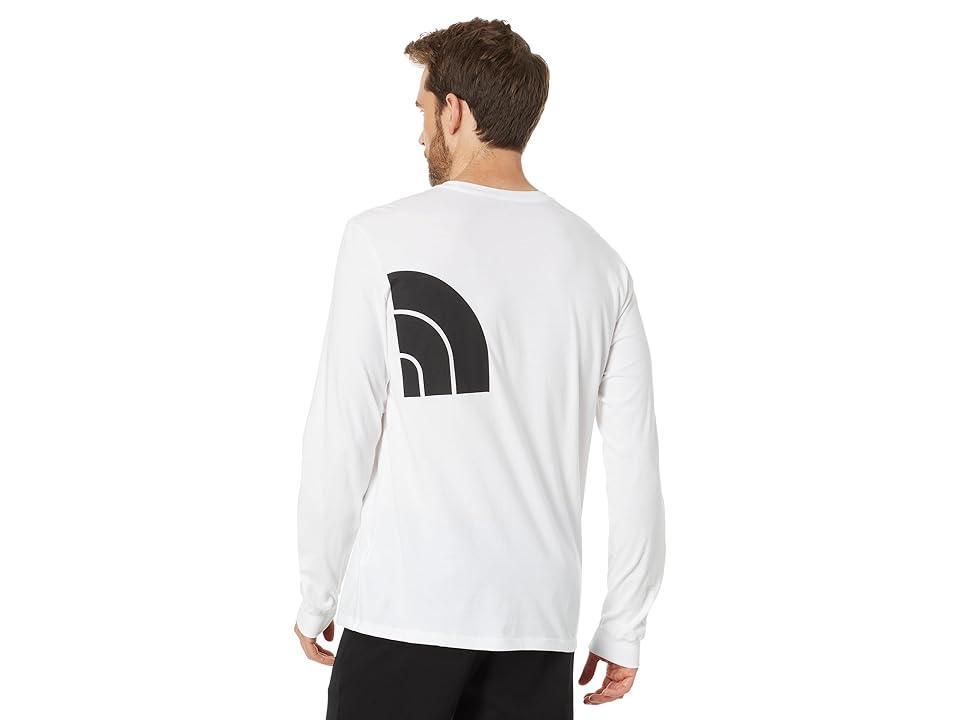 The North Face Brand Proud Long-Sleeve T-Shirt for Men - TNF White/TNF Black - XL Product Image