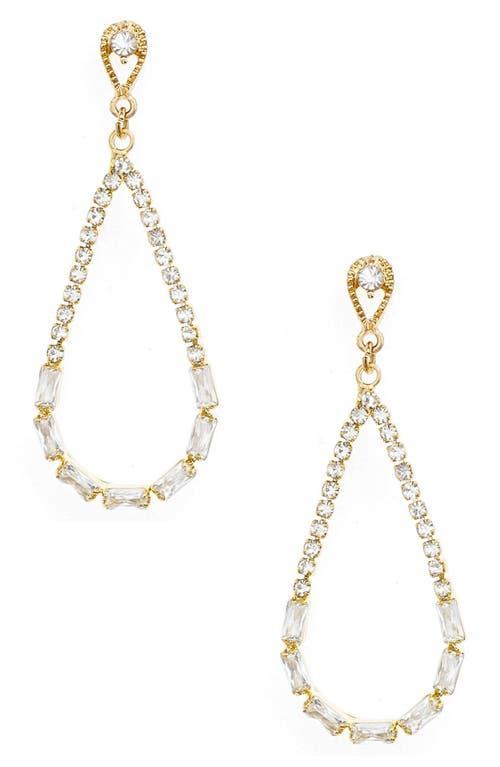 Ettika Crystal Teardrop Earrings Product Image