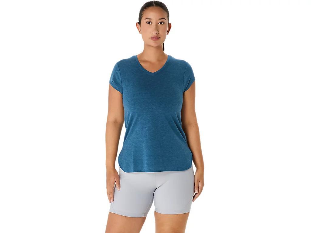 Womens Heather Vneck Top Product Image