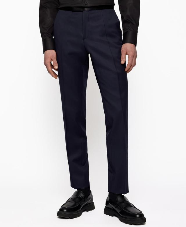 BOSS Genius Virgin Wool Tux Pants Product Image