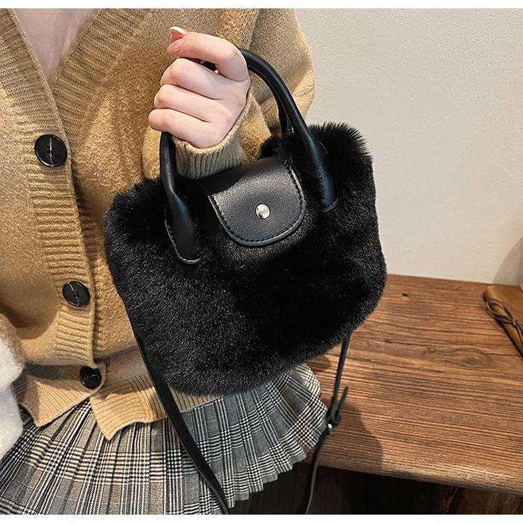 Fleece Crossbody Bag Product Image