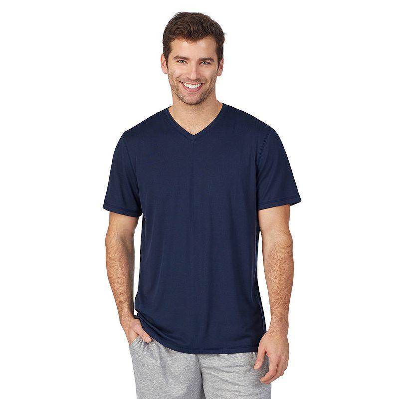 Mens Cuddl Duds Far-Infrared Enhance V-Neck Pajama Tee Product Image