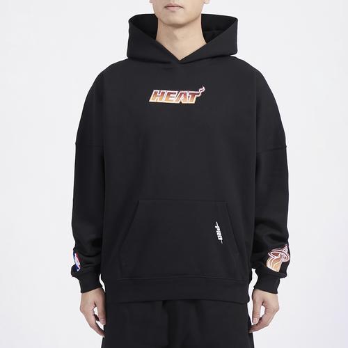 Pro Standard Mens Heat OS Letters Fleece P/O Hoodie - Black/Black Product Image