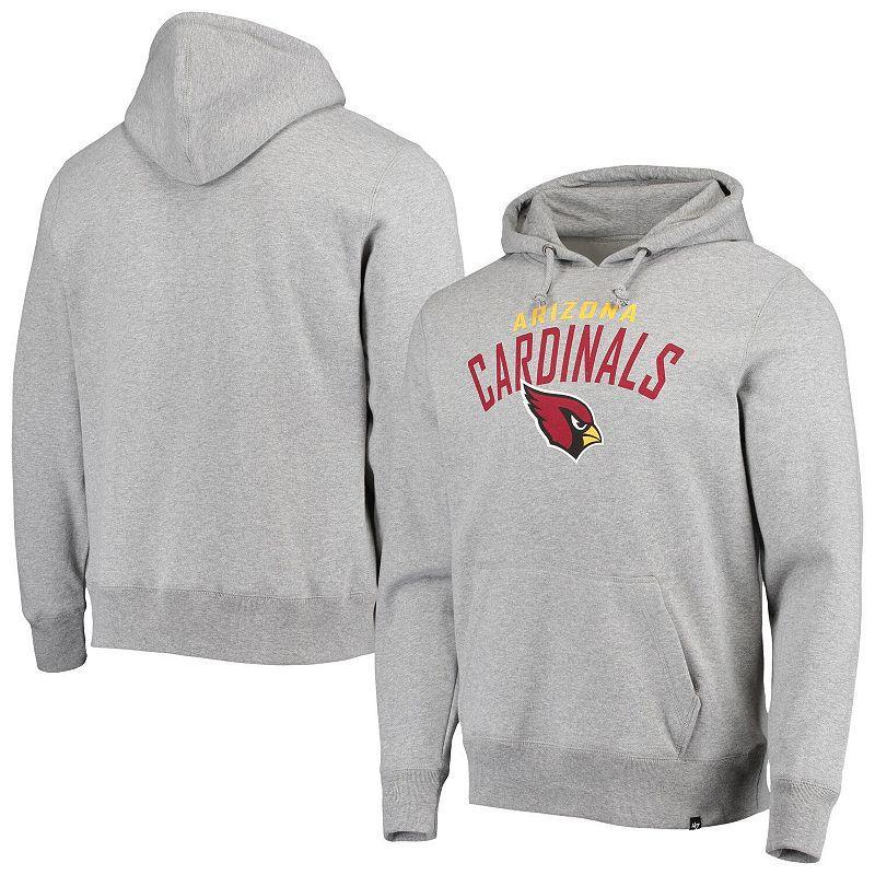 Mens 47 Heathered Gray Arizona Cardinals Outrush Headline Pullover Hoodie Product Image